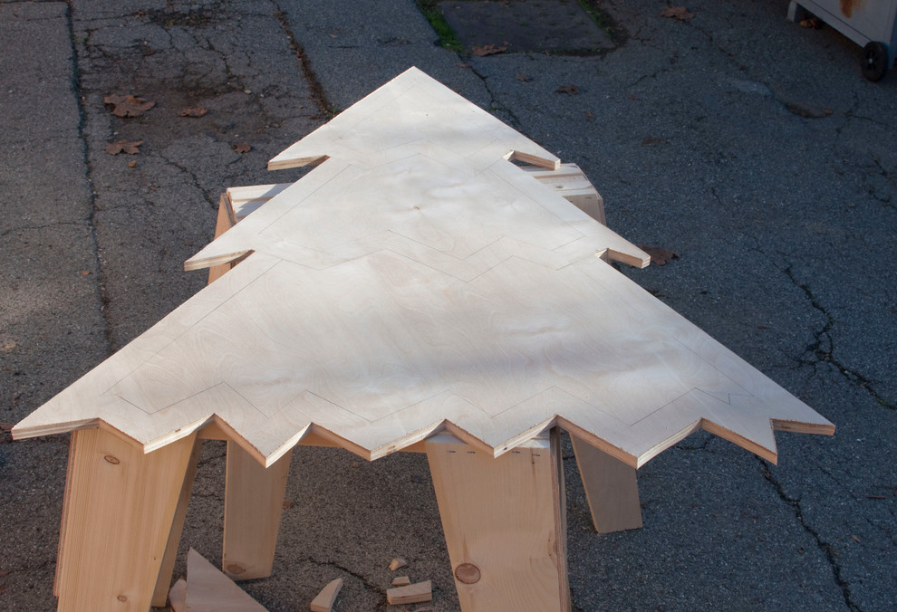 DIY: Как сделать елку из фанеры своими руками