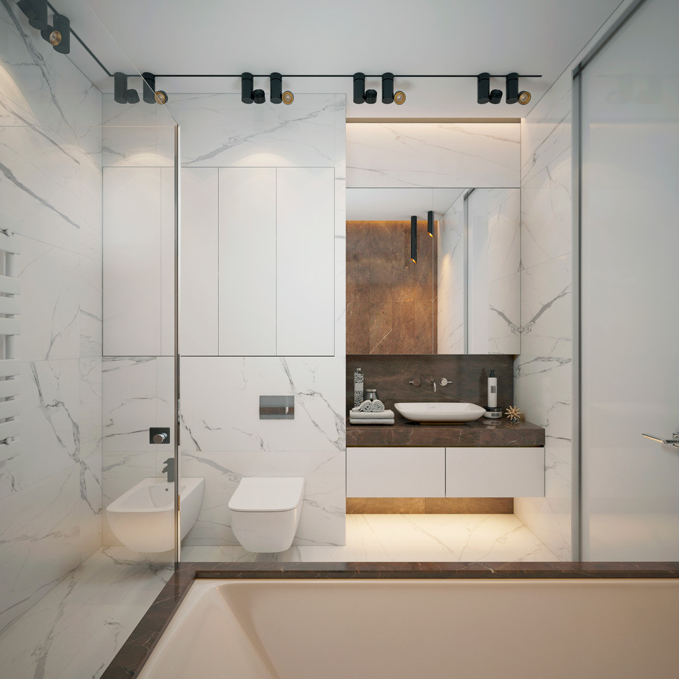 Ред Сайд - 87 кв.м. современный стиль и темные акценты