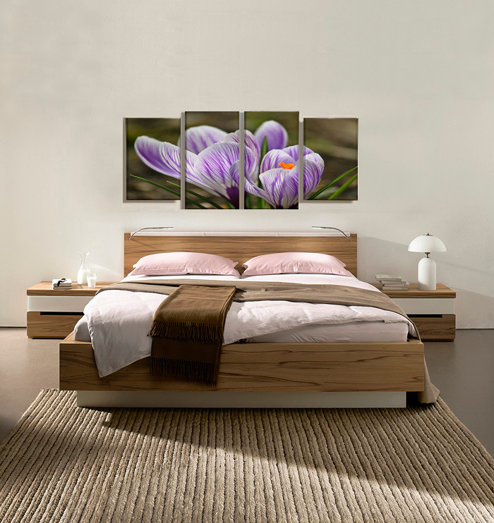 Дизайн интерьера с модульными картинами