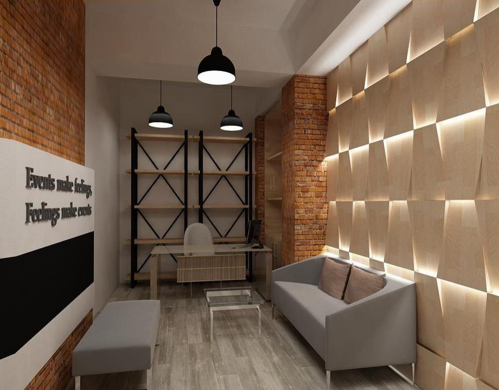 Обложка проекта: Кабинет Руководителя 18 кв м