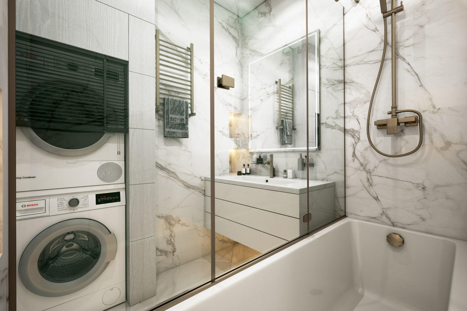 Трёхкомнатная квартира. 100 кв.м.