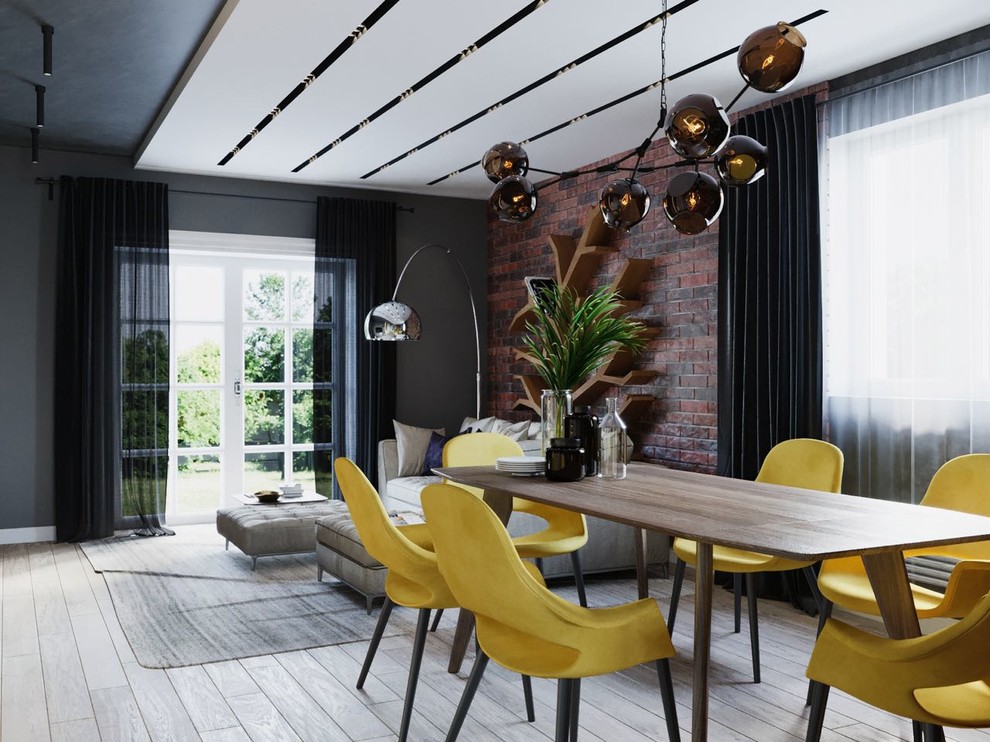 Дизайн "кухня-гостиная" в Израиле