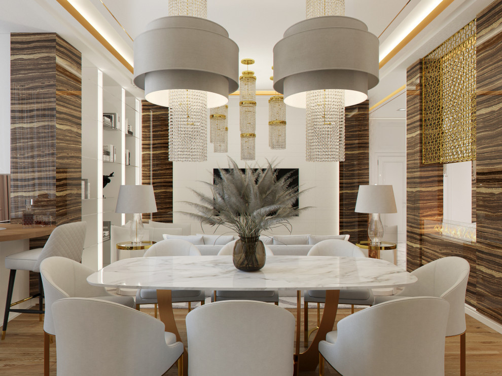 Обложка проекта: интерьер трехкомнатной квартиры