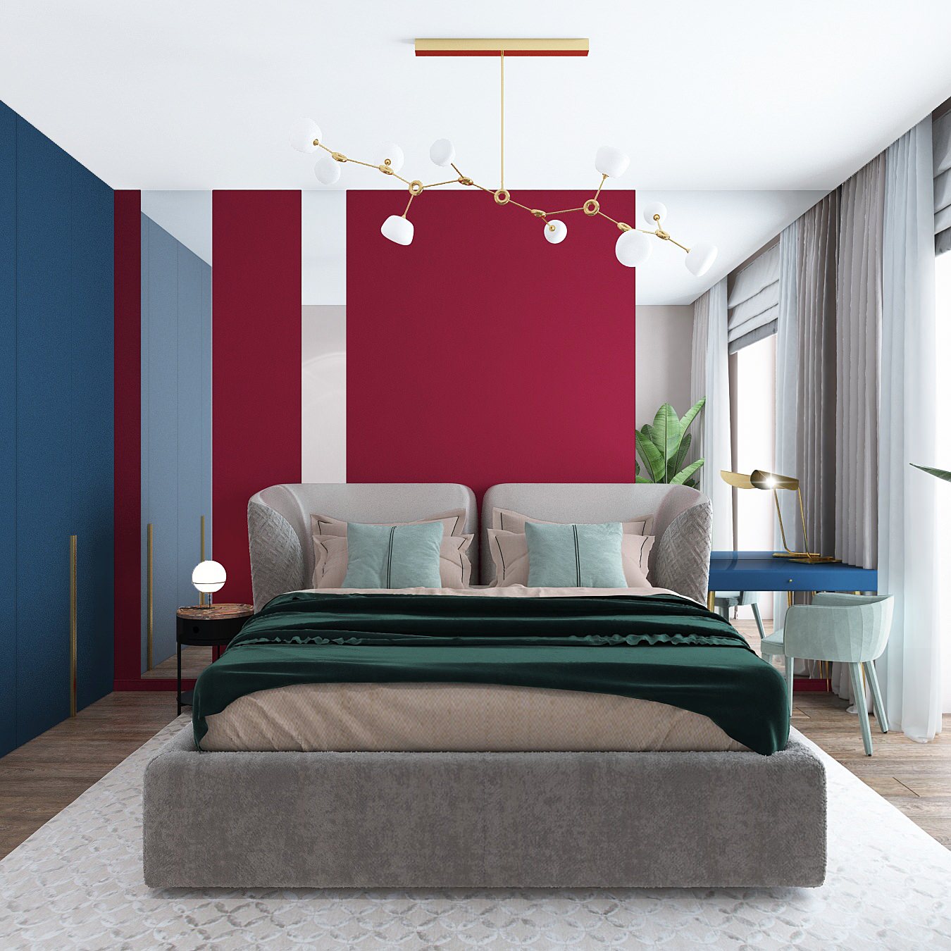 Спальня в ЖК Лефортово парк, Москва