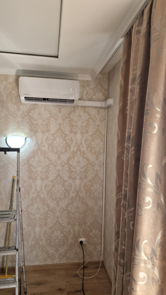 Установка кондиционера в квартирах с ремонтом