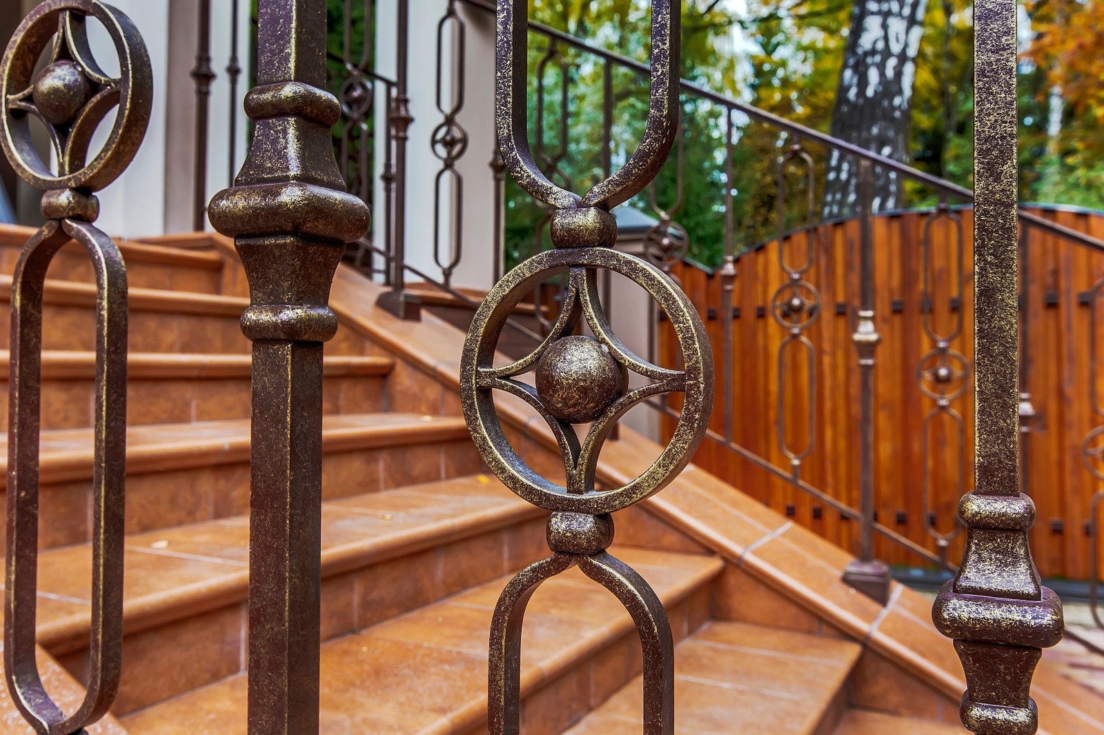 Кованые ограждения