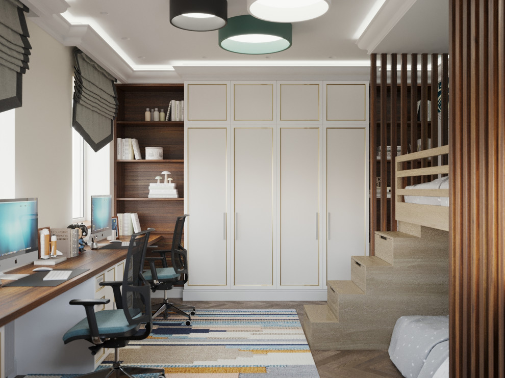 Интерьер загородного дома 280 кв.м КП Вешки