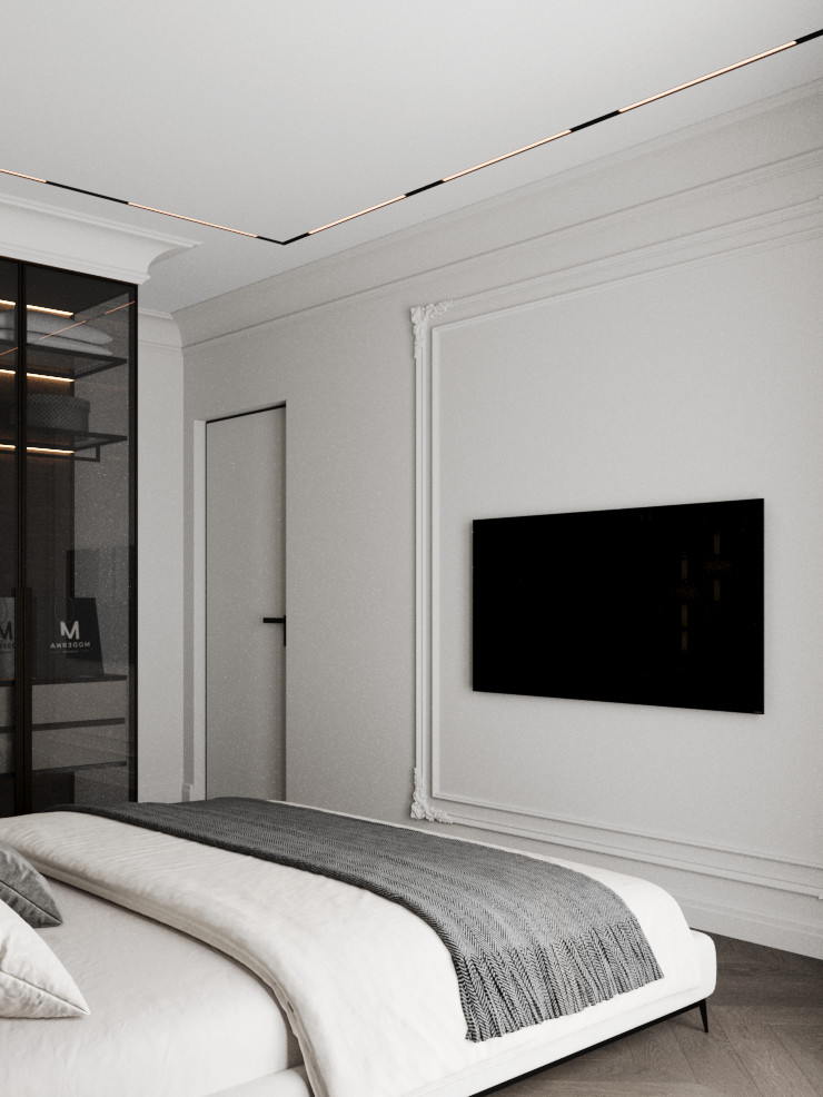 Интерьер современной квартиры в неоклассике