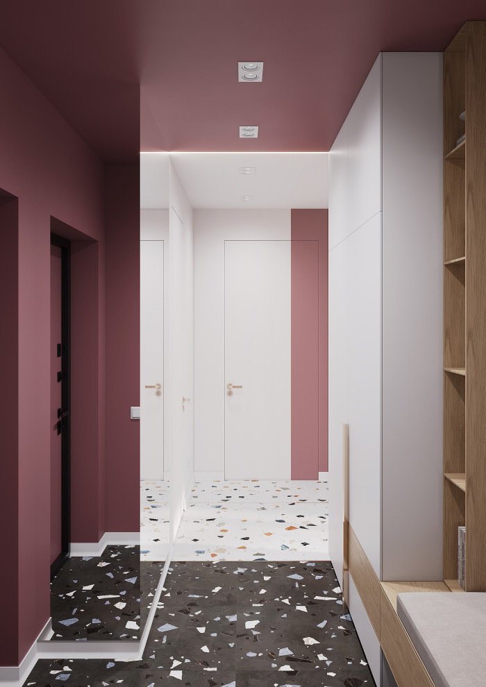 Дизайн-проект яркой квартиры 65 кв.м в современном стиле