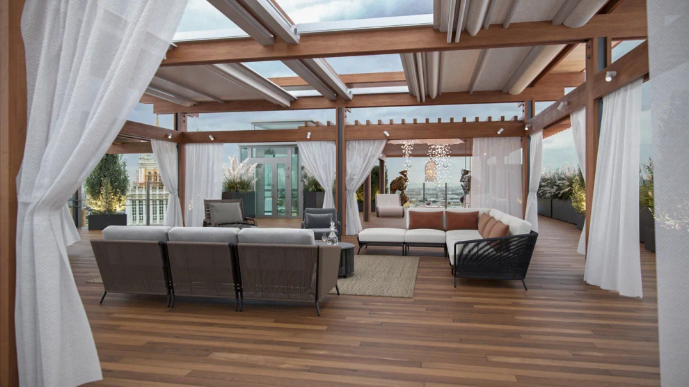 Терраса на крыше