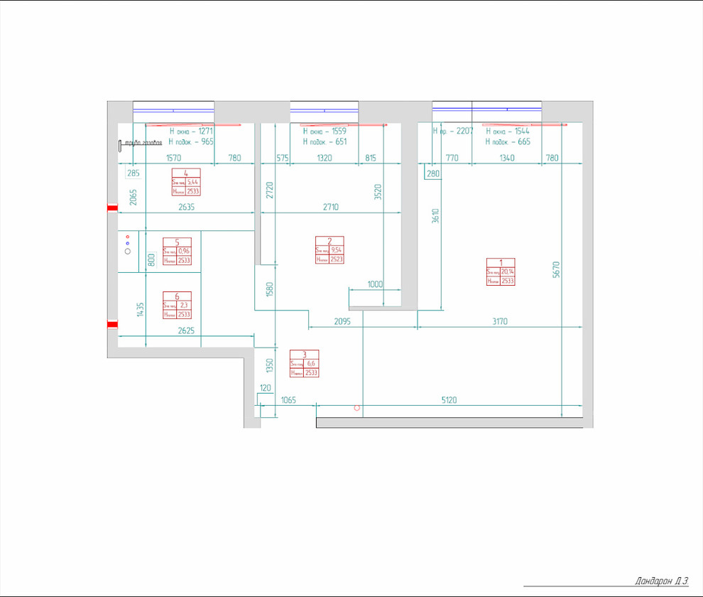 Дизайн 2-хкомнатной квартиры м.Войковская