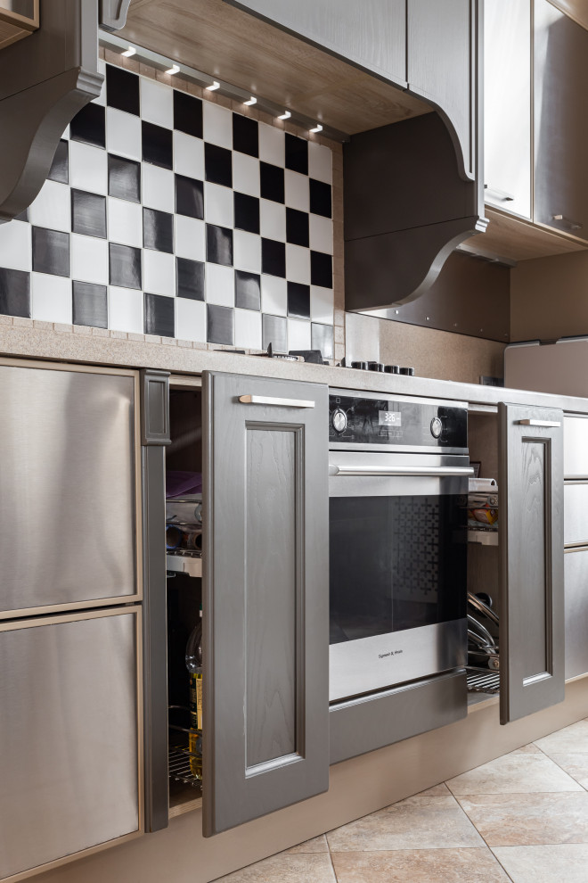 Обложка проекта: Стильная дизайнерская кухня