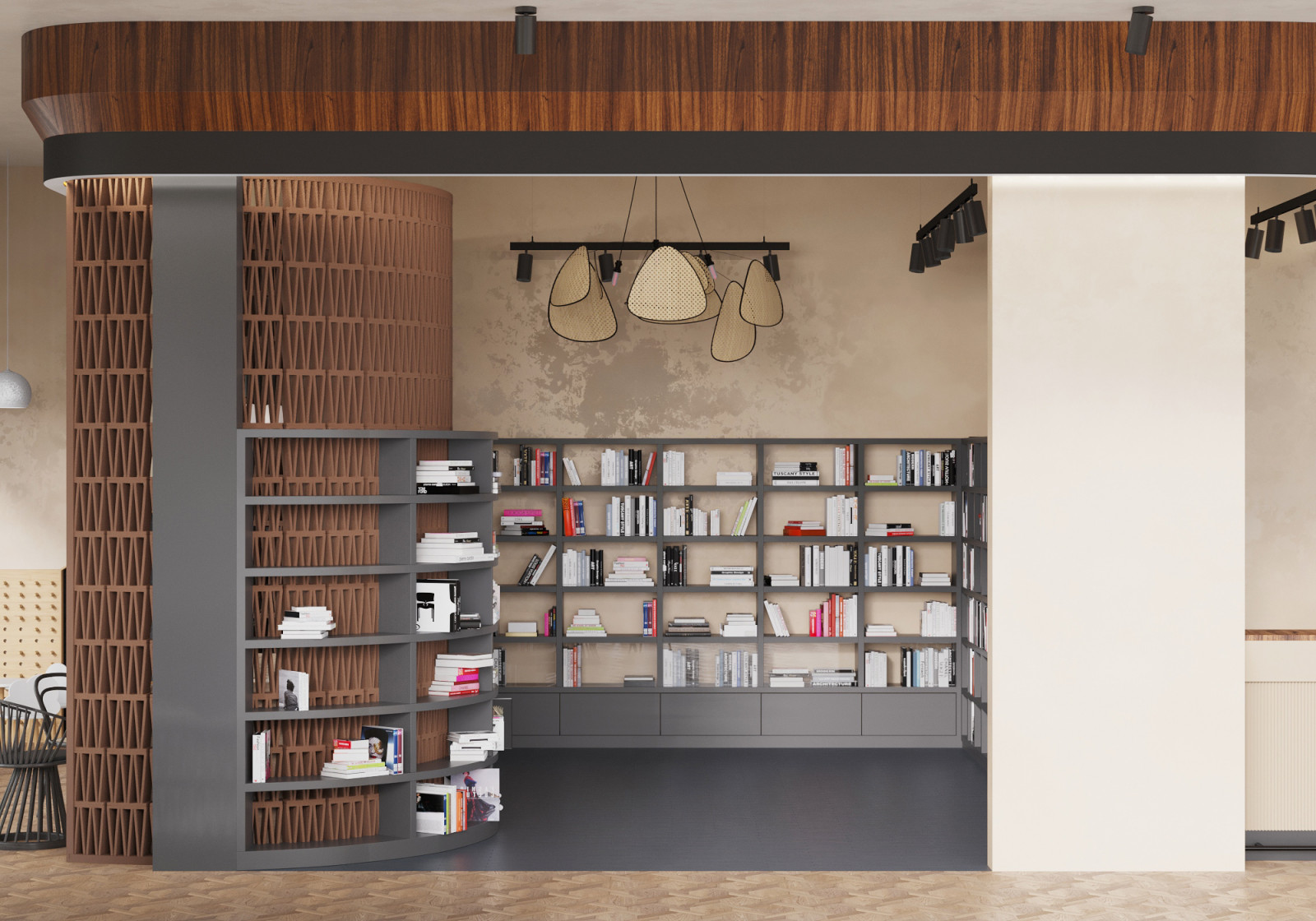 Ресторан с книжным магазином "Мыслитель"