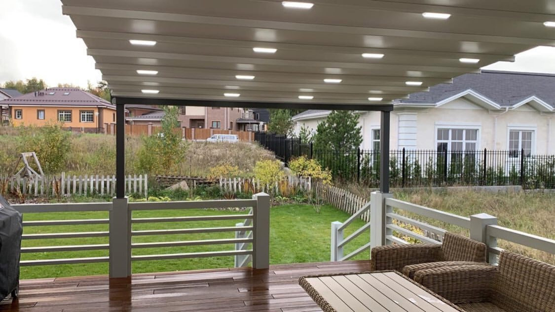 Терраса и дом