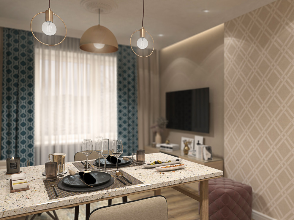 Кухня-гостиная в однокомнатной квартире