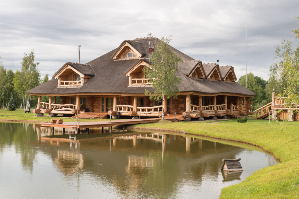 Дом в рустикальном стиле