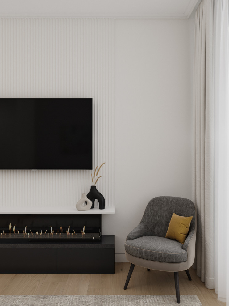 Интерьер квартиры-студии в ЖК Первый квартал