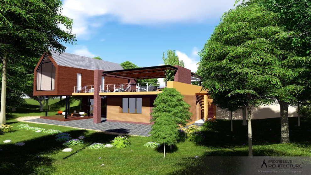 Обложка проекта: Современный стильный летний дом