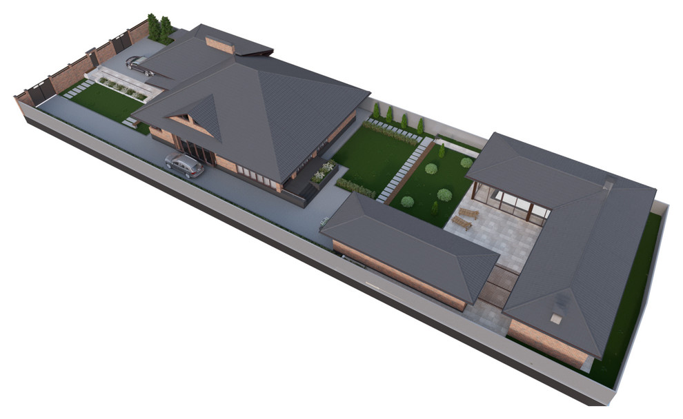 Частный дом с банным комплексом