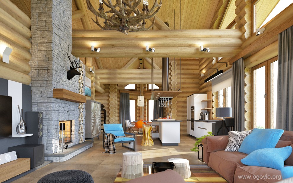 Interier house in Russia