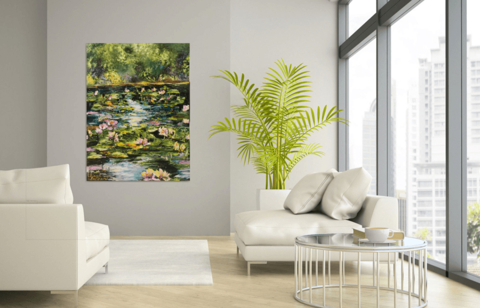 Гостиная - Дизайн интерьера - Картины художницы Дианы Маливани (2)