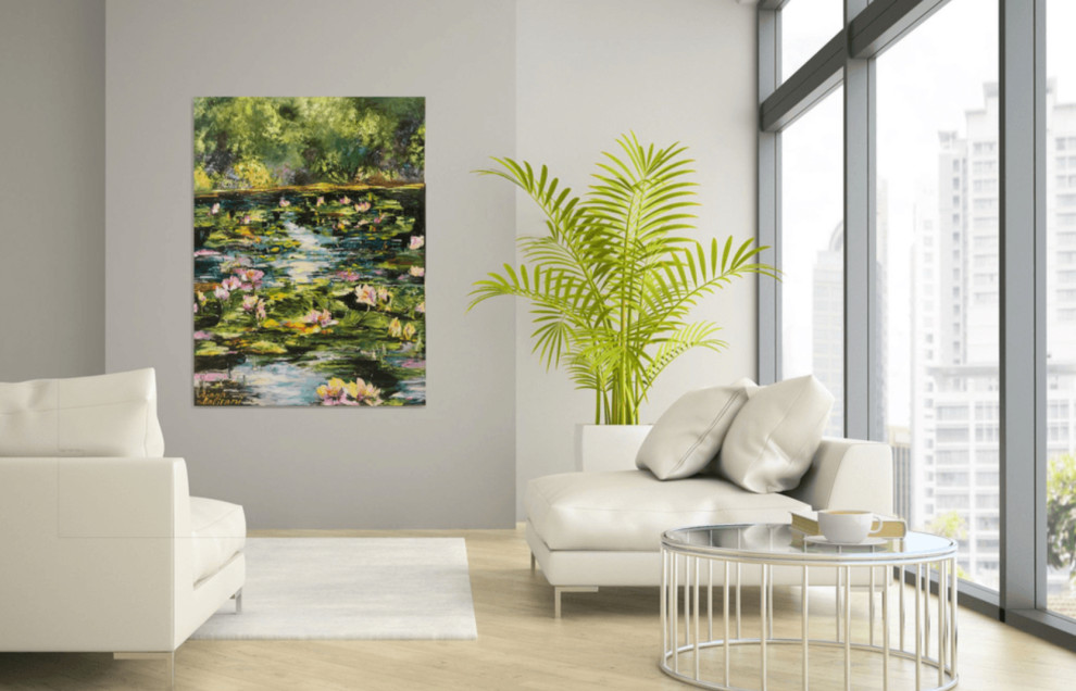 Гостиная - Дизайн интерьера - Картины художницы Дианы Маливани (2)