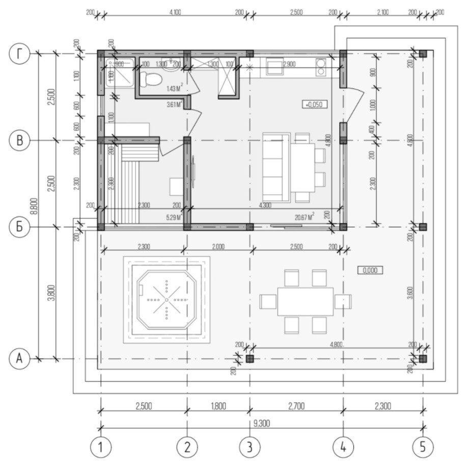 Современная баня в Ленобласти