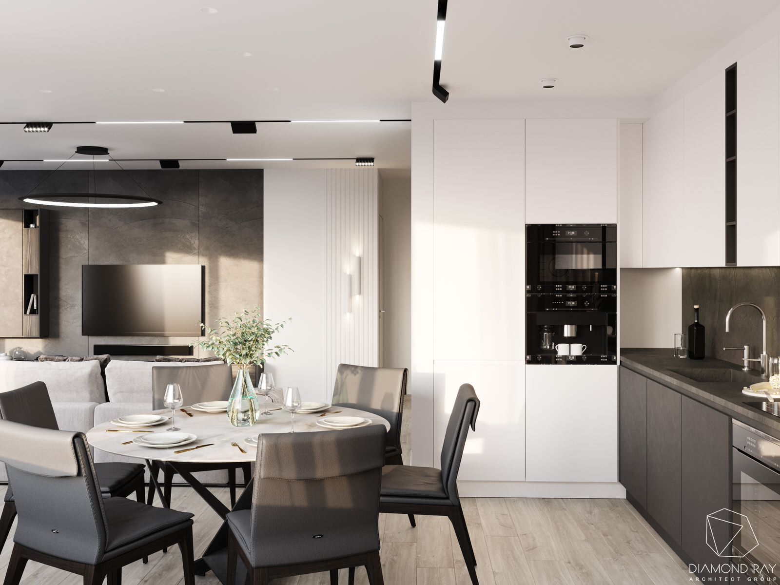 Интерьер квартиры в ЖК Флотилия 120 м2