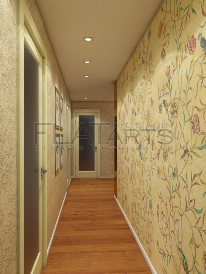 Дизайн 4х-квартиры 115кв.м.  в стиле фьюжн