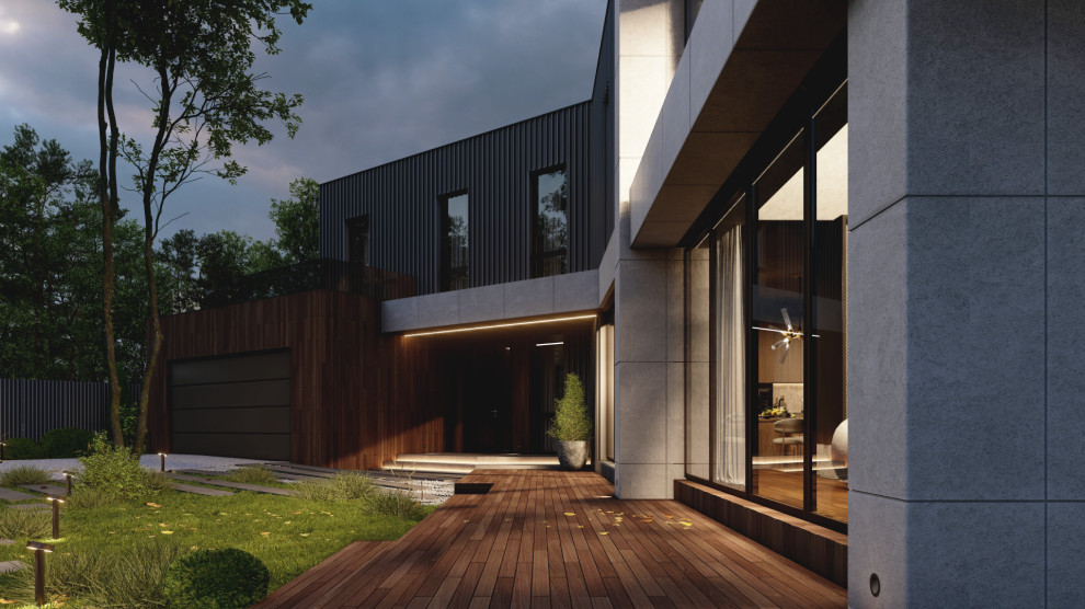 Загородный жилой дом