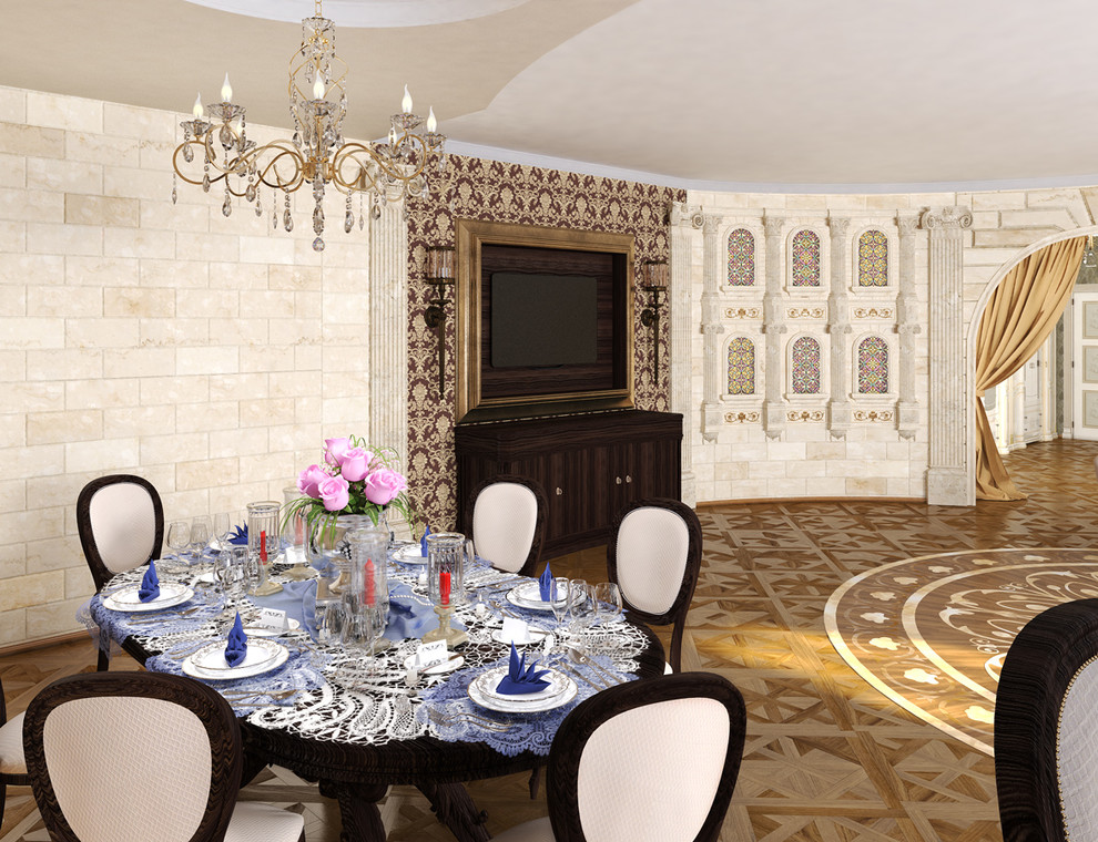 гостиная комната в стиле классическое арт деко