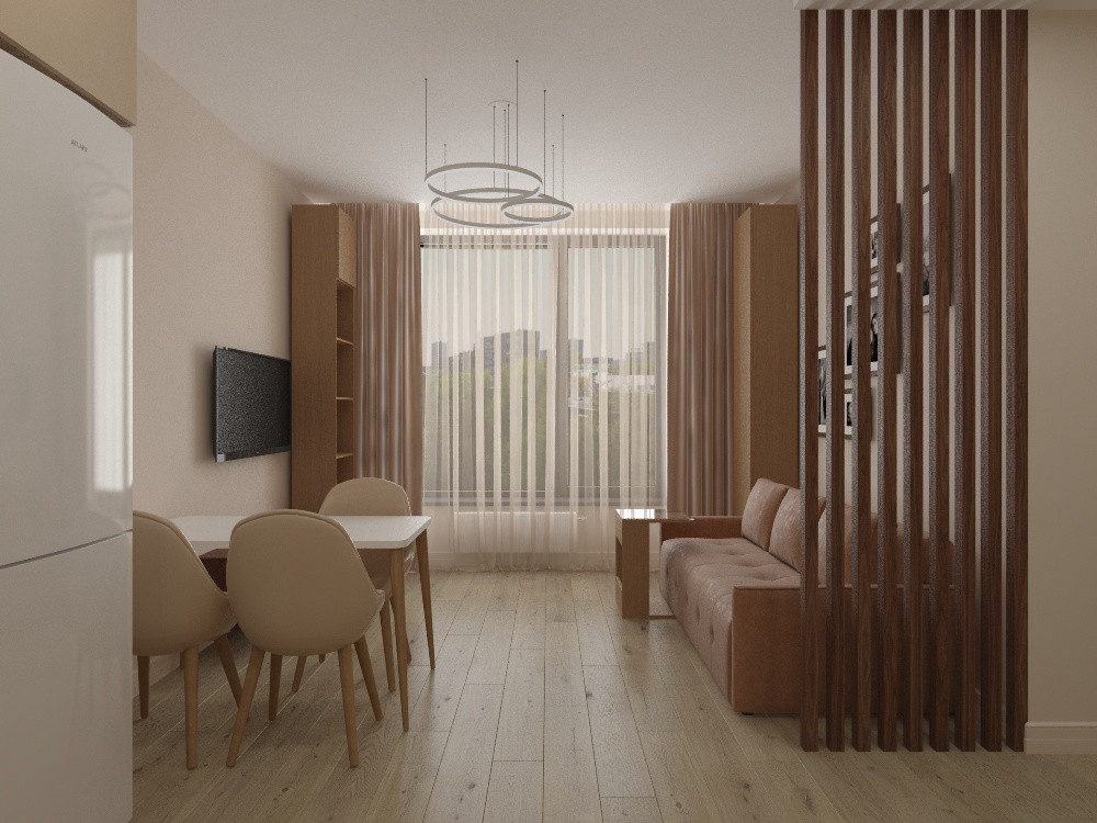 Обложка проекта: Дизайн и ремонт двухкомнатной квартиры (м. Некрасовка)