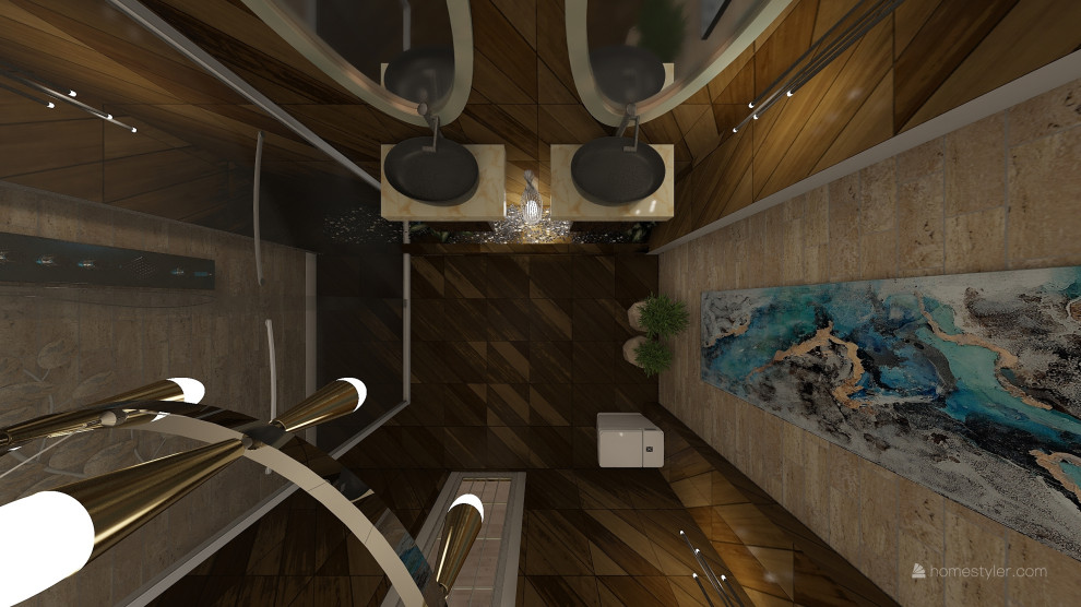 Санузел в Эко стиле