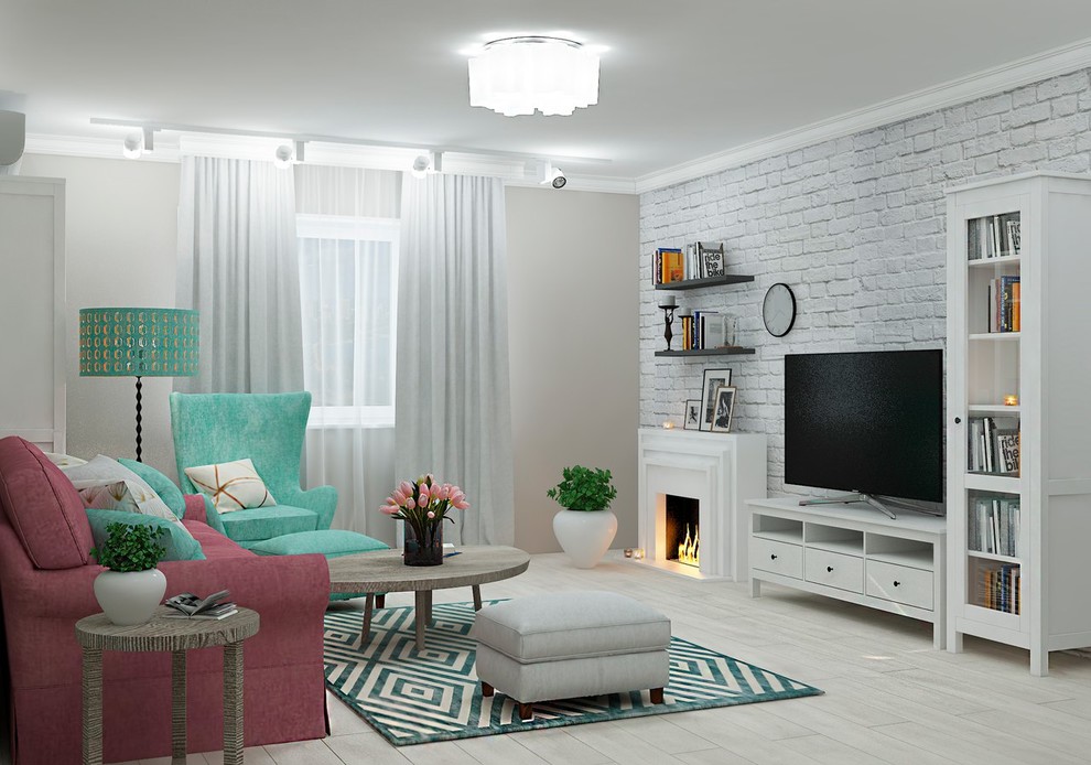 Квартира с элементами неоклассики