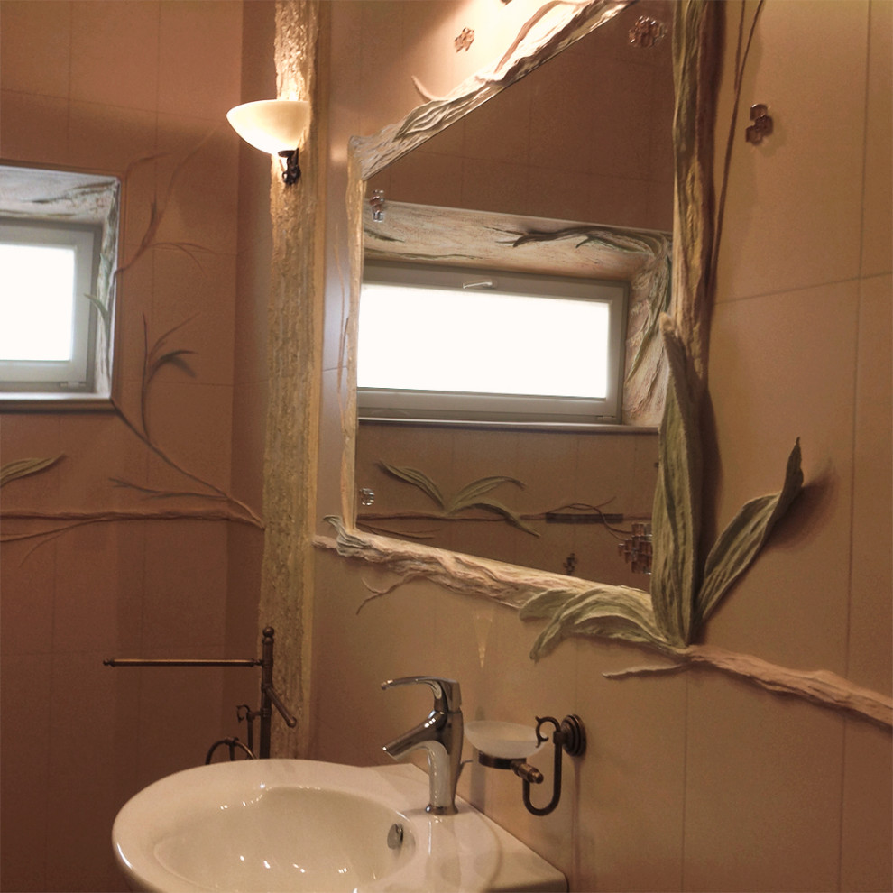 Обложка проекта: Гостевая ванная комната "Японский сад"