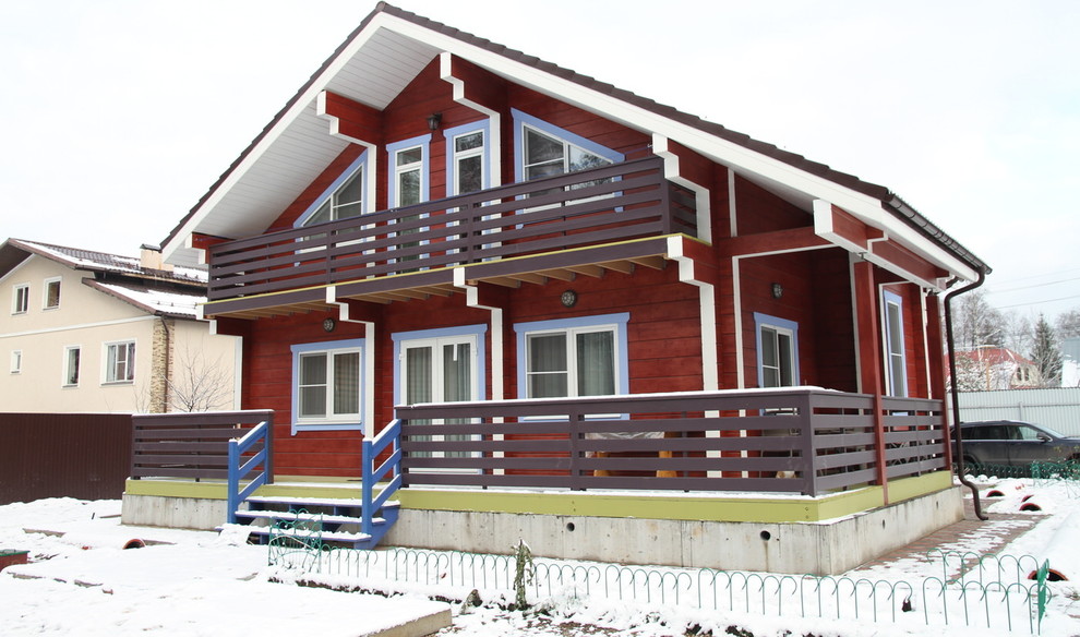 Деревянный дом из клееного бруса 300 кв.м. (СП-300)