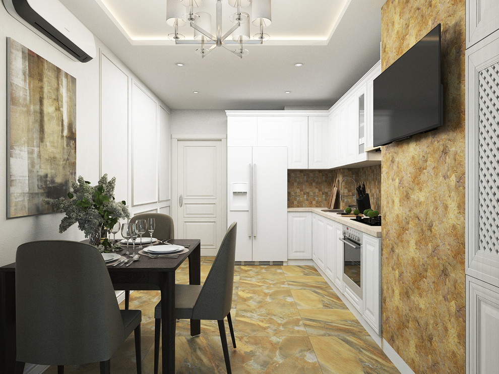 Дизайн трехкомнатной квартиры на ул. Маячная