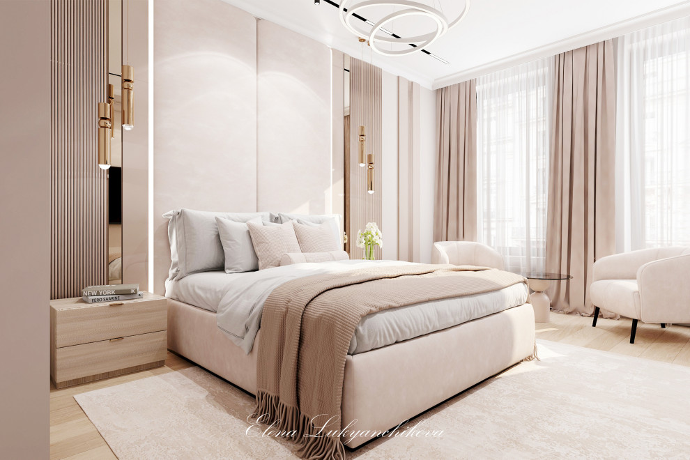 Интерьер спальни LEGENDA Intelligent Development, Санкт-Петербург