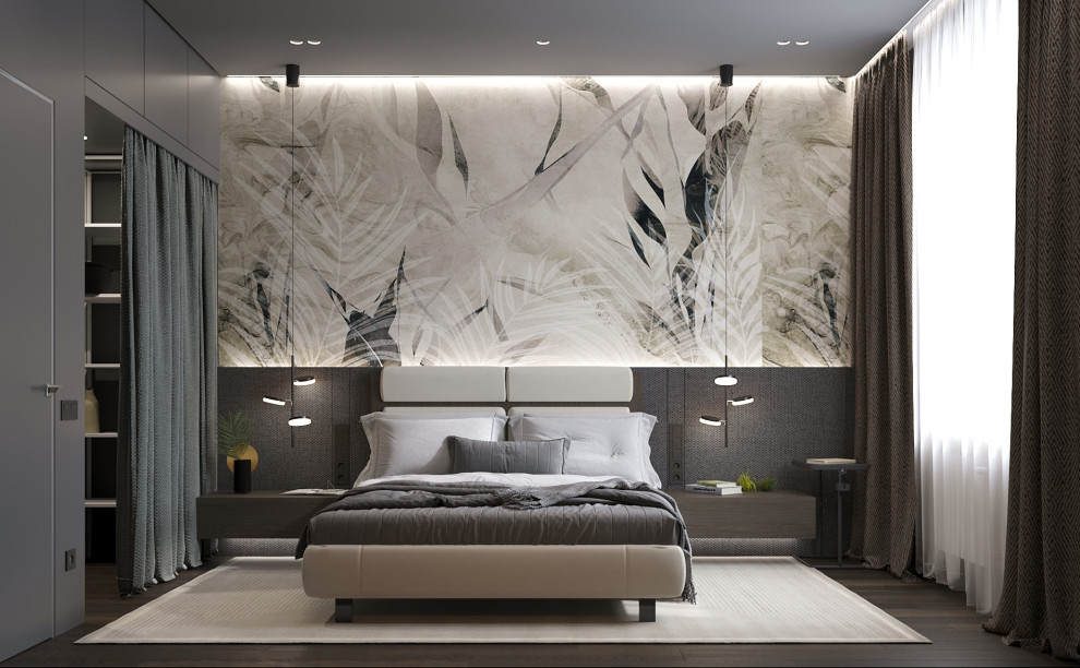 Современная квартира с выразительной отделкой