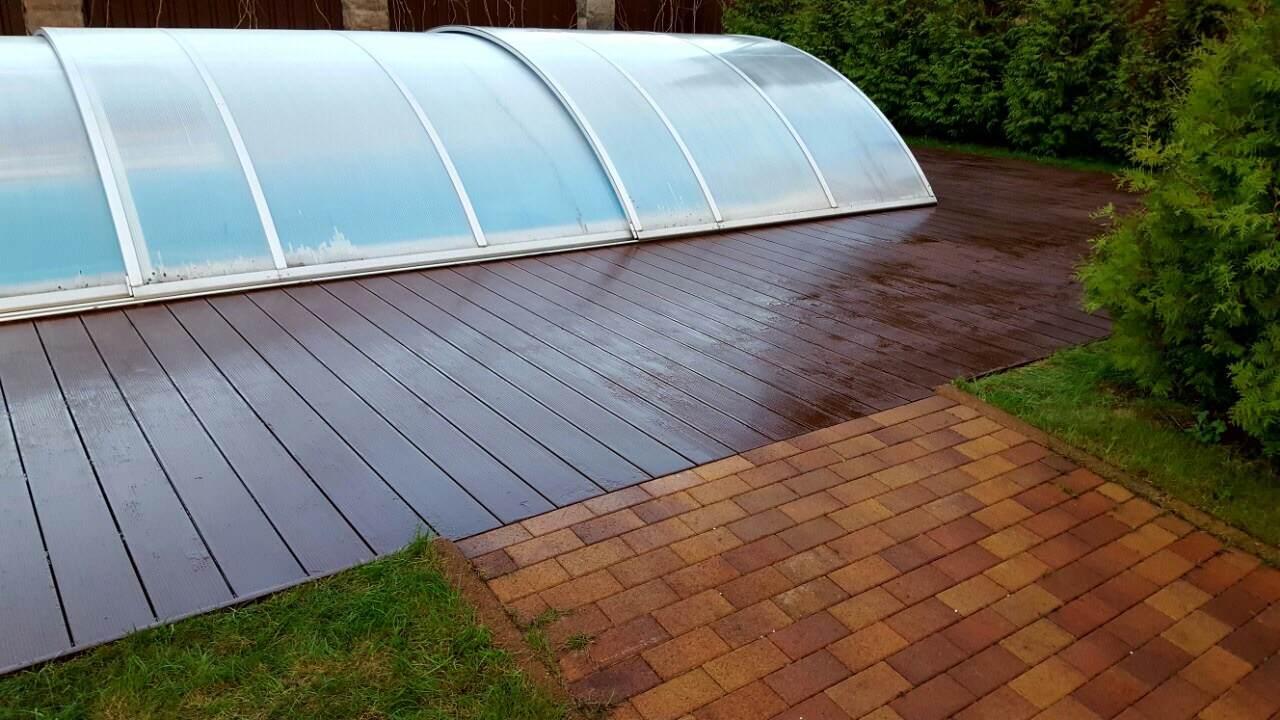 Обложка проекта: Терраса вокруг бассейна, Истра