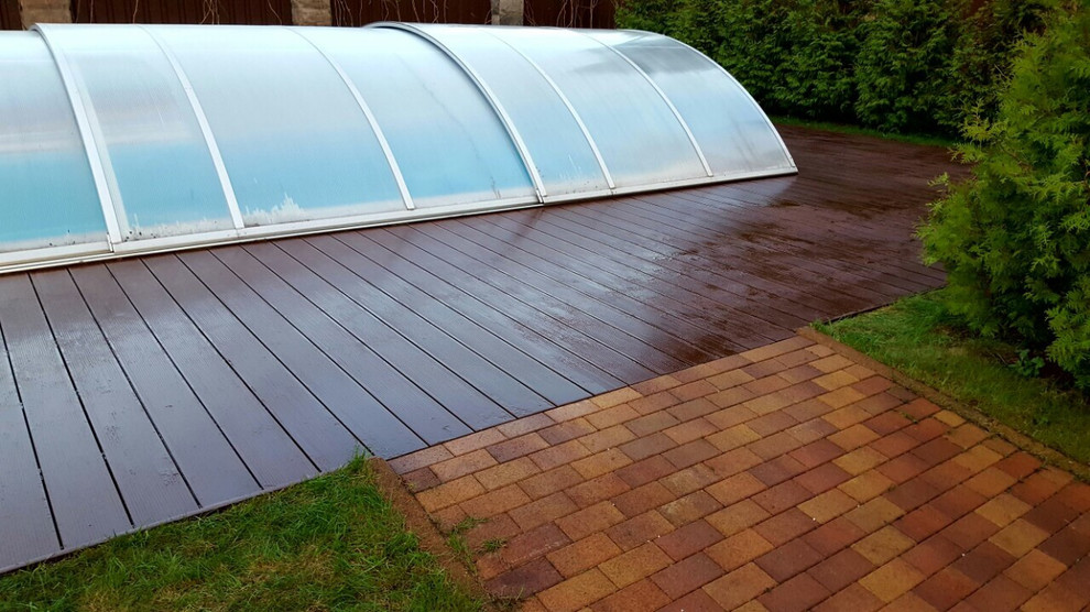 Обложка проекта: Терраса вокруг бассейна, Истра