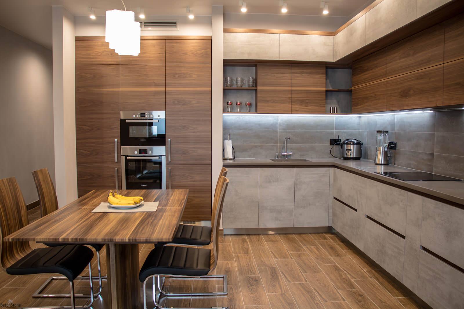 Столешница и фасады из микробетона