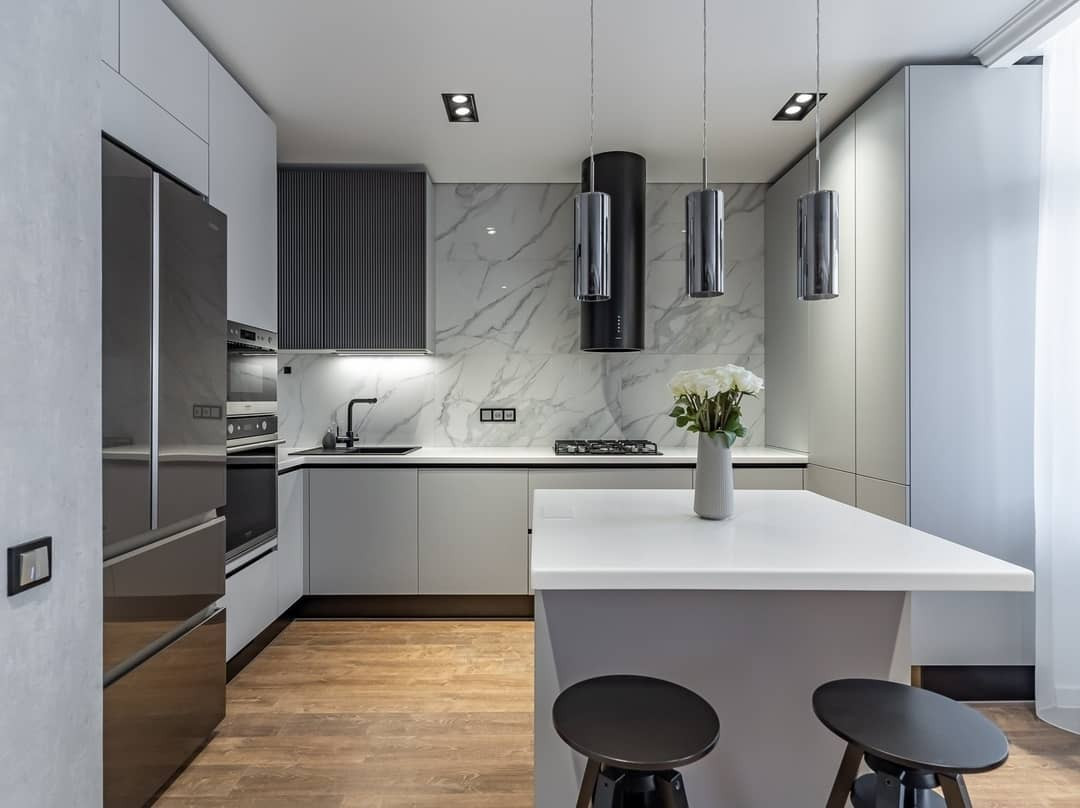 Обложка проекта: Стильная кухня на заказ