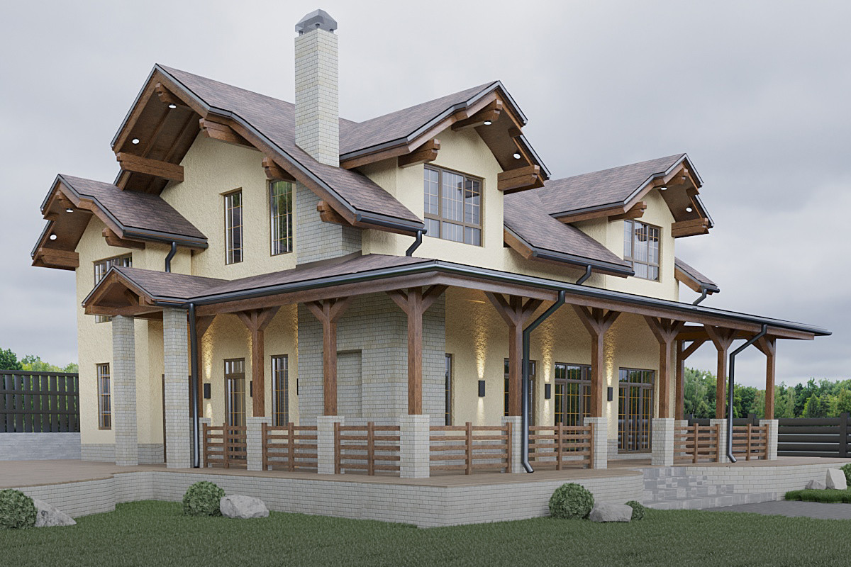 Обложка проекта: Загородный дом в Уборах