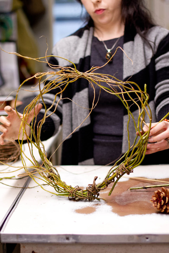 DIY: Как сделать рождественский венок на дверь своими руками