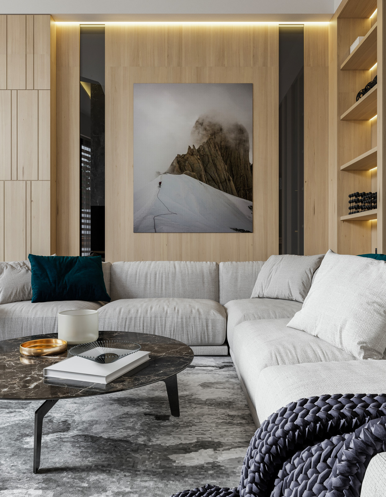 Интерьер дома в Осеченках