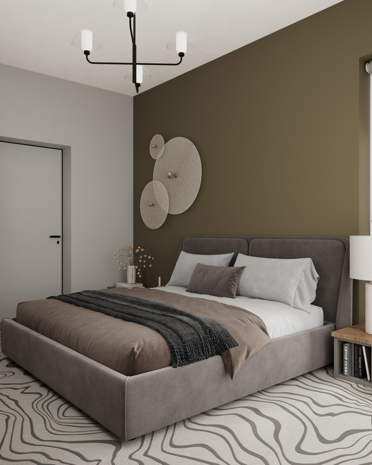 Обволакивающий интерьер дома