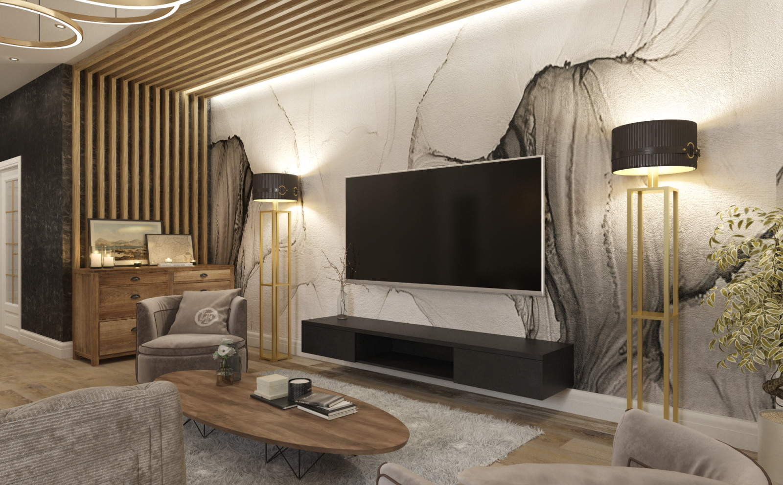 Интерьер квартиры в ЖК «Дом у невского».