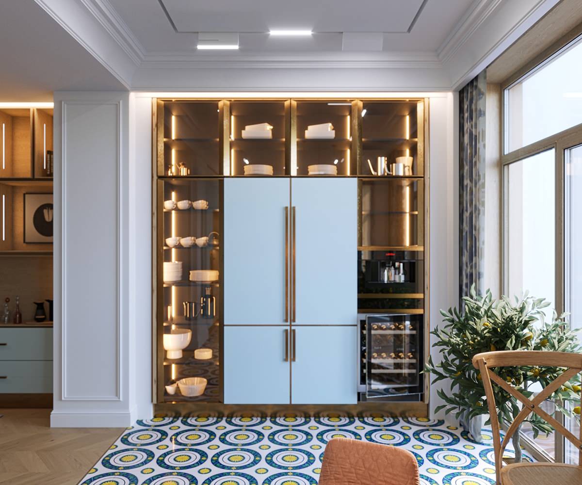 Кухня-столовая. Таунхаус в ЖК "Парк Авеню"