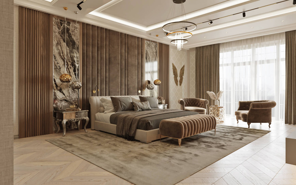 Дизайн интерьера жилого дома. Современная классика.